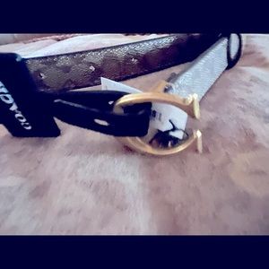 COPY - Coach Signature Belt w/ Brass “C”Buckle NWT
